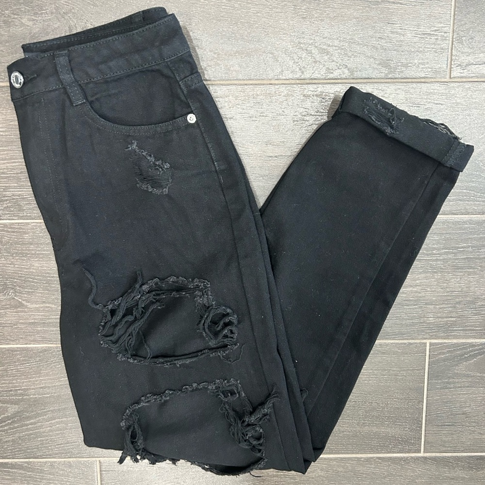 Missguided Riot High Rise Mom Jean